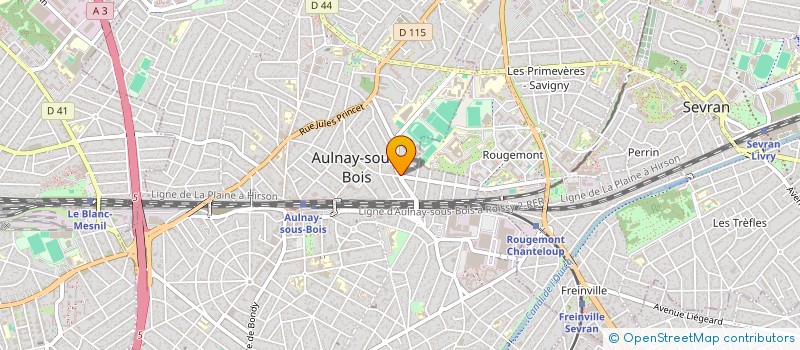 localisation de l'entreprise C.CARRE à AULNAY-SOUS-BOIS
