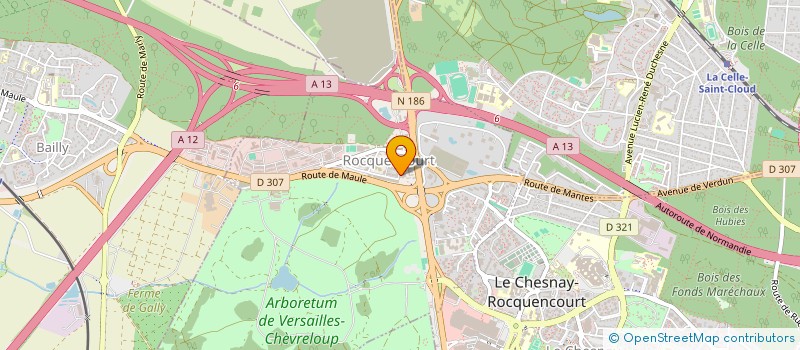 localisation de l'entreprise C CARRE PRODUCTION  LE CHESNAY-ROCQUENCOURT