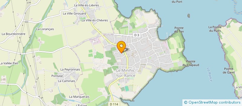 localisation de l'entreprise C-CELECT  LE MINIHIC-SUR-RANCE