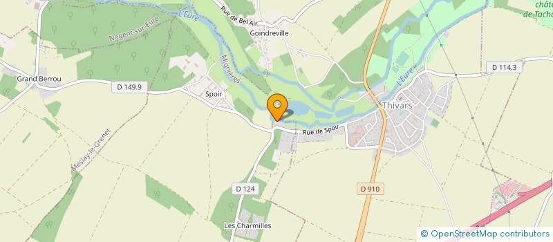 localisation de l'entreprise C CHARTRES METROPOLE GOLF à FONTENAY-SUR-EURE