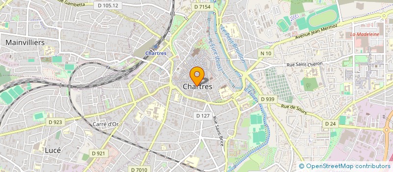localisation de l'entreprise C'CHARTRES TENNIS DE TABLE à CHARTRES