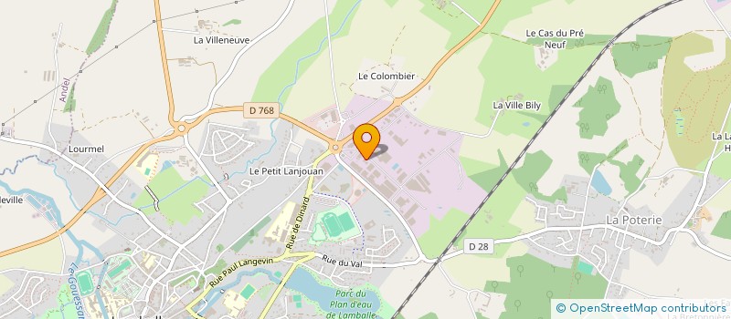 localisation de l'entreprise C'CHAUD à LAMBALLE-ARMOR