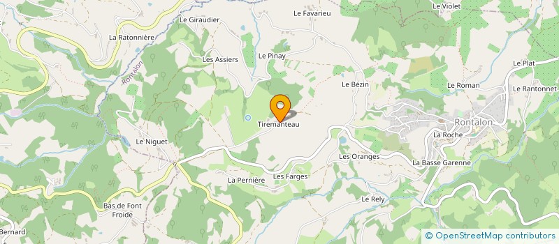 localisation de l'entreprise C'CHEVREMENT BON  RONTALON