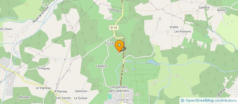 localisation de l'entreprise C.CHINZI  SALLEBUF