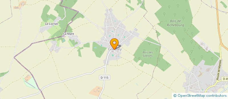 localisation de l'entreprise C CHOUETTE à GRESSEY