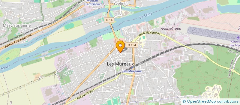 localisation de l'entreprise C'CIL OPTIQUE EURL à LES MUREAUX