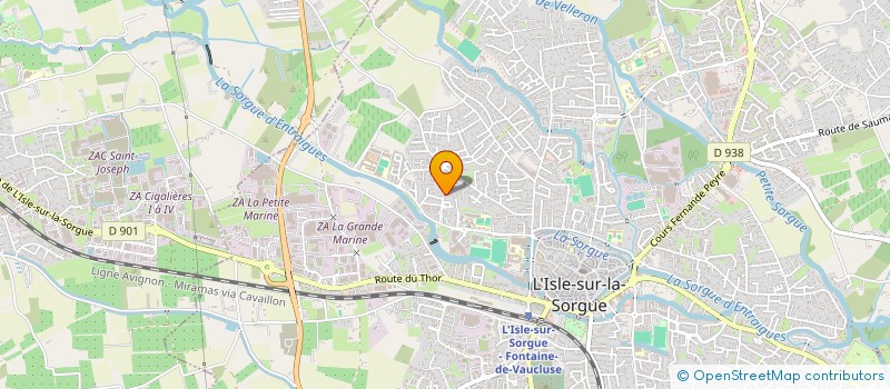 localisation de l'entreprise C CLAIR à L ISLE SUR LA SORGUE