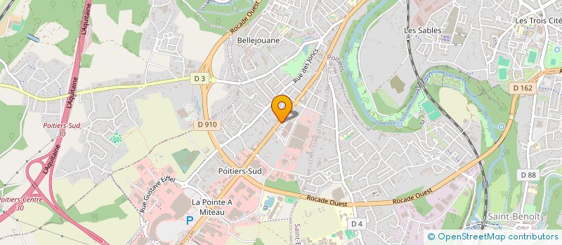 localisation de l'entreprise C CLEAN à POITIERS