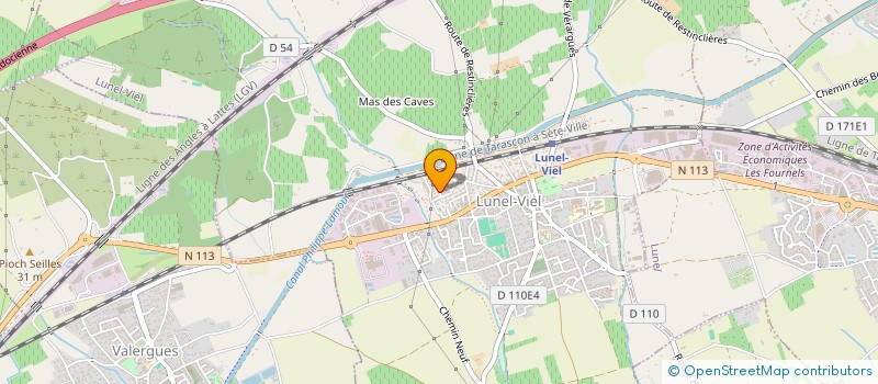 localisation de l'entreprise C.CLEAN à LUNEL-VIEL