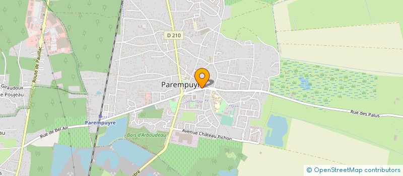 localisation de l'entreprise C'CLEAN PRESSING  PAREMPUYRE