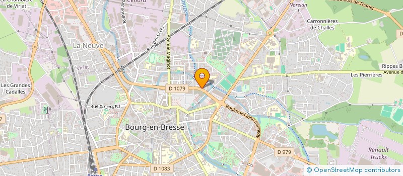 localisation de l'entreprise C'CLEAN PRESSING à BOURG-EN-BRESSE