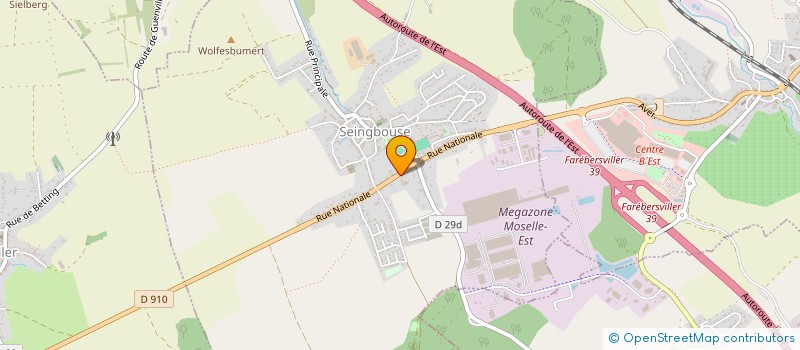 localisation de l'entreprise C CLEAN TERRASSEMENT  SEINGBOUSE