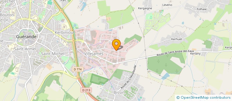 localisation de l'entreprise C & CO  GUERANDE