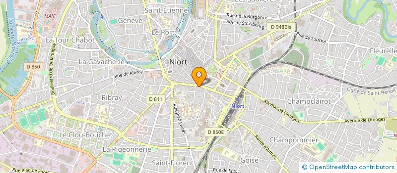 localisation de l'entreprise C & CO  NIORT