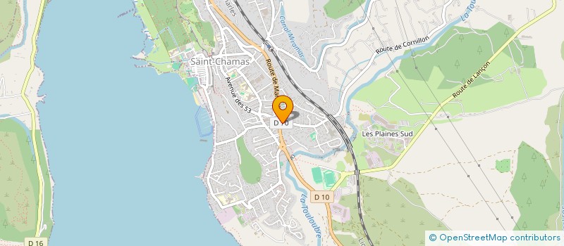 localisation de l'entreprise C & CO  SAINT-CHAMAS