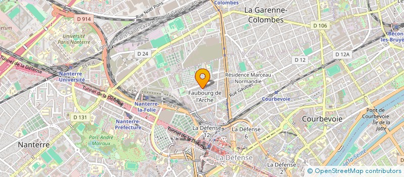 localisation de l'entreprise C&CO CROISIERES à COURBEVOIE