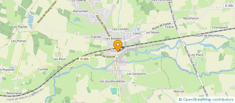 localisation de l'entreprise C  COIFFE  MEZERIAT