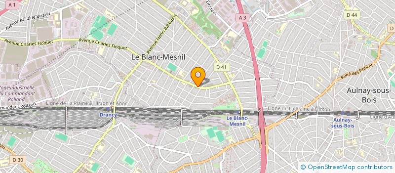 localisation de l'entreprise C'COIFFURE à LE BLANC-MESNIL