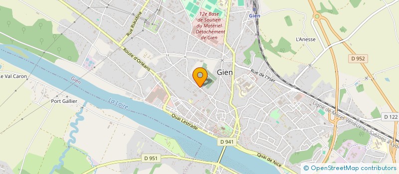 localisation de l'entreprise C COM CREATION à GIEN