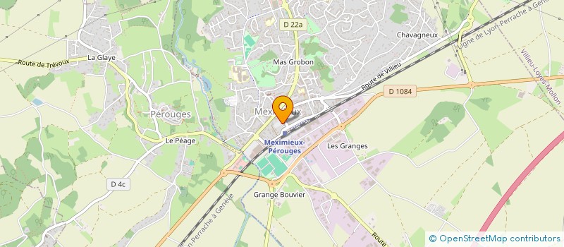 localisation de l'entreprise C'COMM à MEXIMIEUX