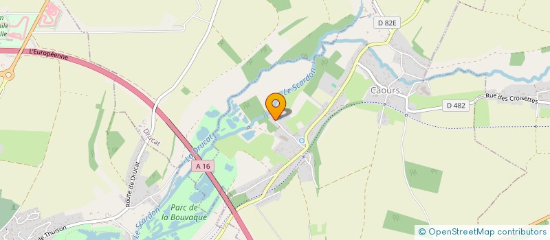 localisation de l'entreprise C.COMMODE  CAOURS