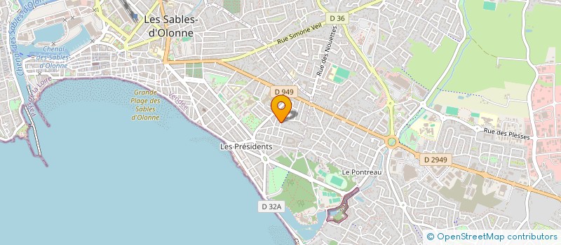 localisation de l'entreprise C COMPAGNIE à LES SABLES D'OLONNE