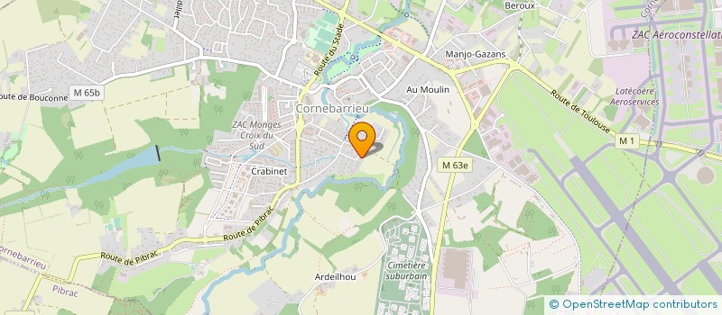 localisation de l'entreprise C'COMSI SARL  CORNEBARRIEU