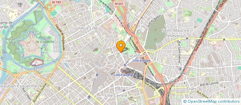 localisation de l'entreprise C++ CONSEIL à LILLE