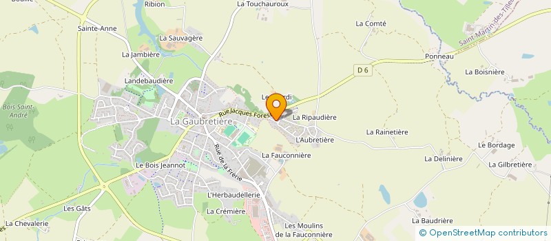 localisation de l'entreprise C'COOL CONDUITE  TIFFAUGES