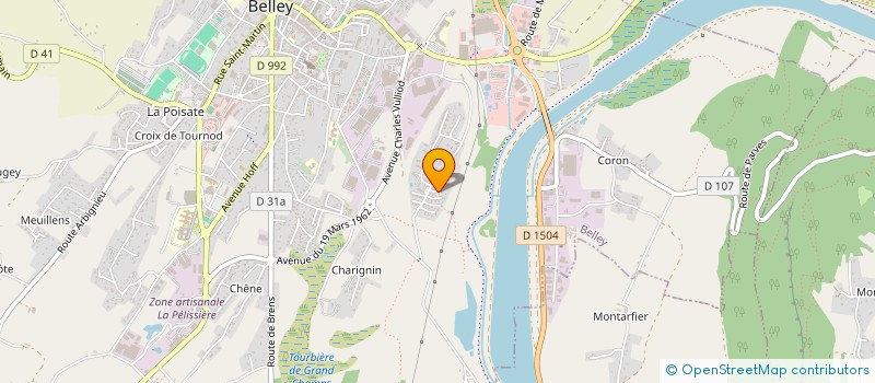 localisation de l'entreprise C-CUSTOMS  BELLEY