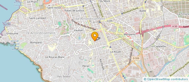 localisation de l'entreprise C.D.2.I. à MARSEILLE