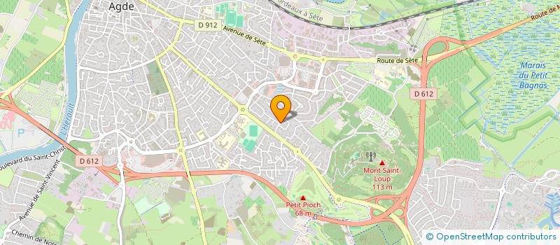 localisation de l'entreprise C.D. à AGDE