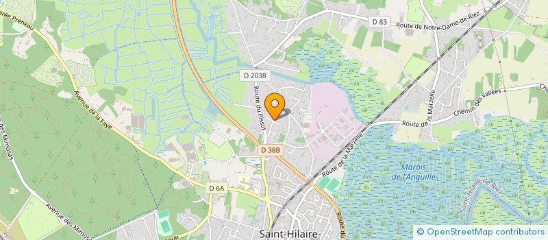 localisation de l'entreprise C & D à SAINT-HILAIRE-DE-RIEZ