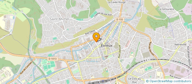 localisation de l'entreprise C D à EVREUX