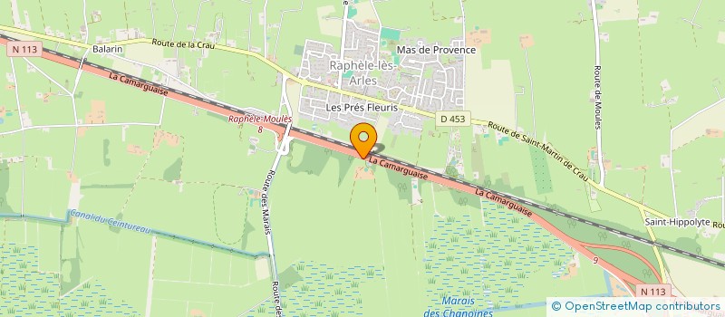 localisation de l'entreprise C D  ARLES