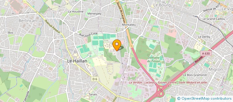 localisation de l'entreprise C D A  EYSINES