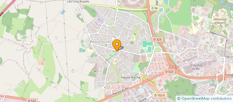localisation de l'entreprise C.D.A. 49  ANGERS