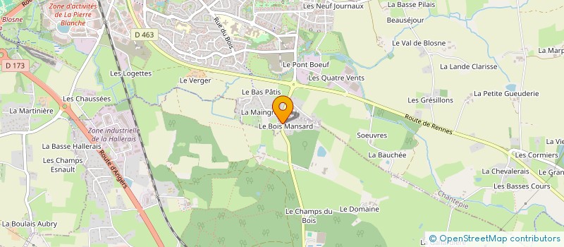 localisation de l'entreprise C.D.A.INVESTISSEMENTS  VERN-SUR-SEICHE