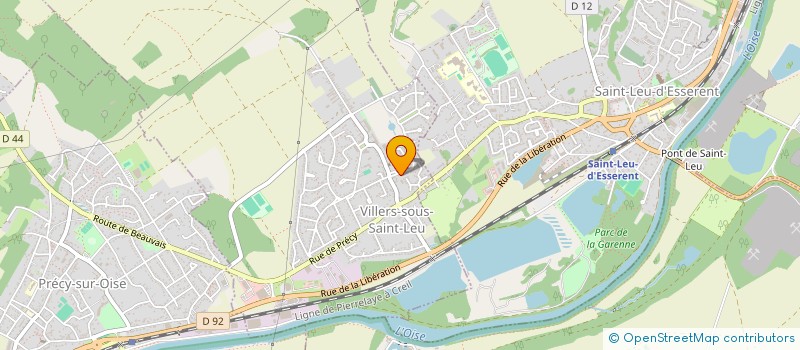 localisation de l'entreprise C.D.A.L  VILLERS-SOUS-SAINT-LEU