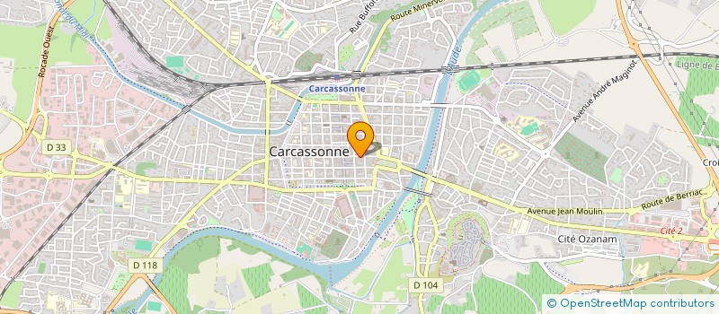 localisation de l'entreprise C.D.B à CARCASSONNE