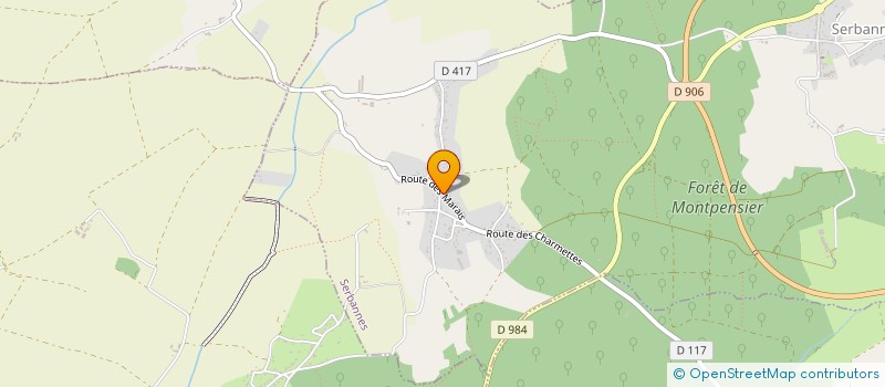 localisation de l'entreprise C.D.B GENERIQUE  SERBANNES