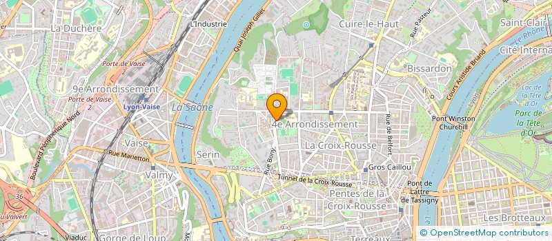 localisation de l'entreprise C.D.B.L  LYON