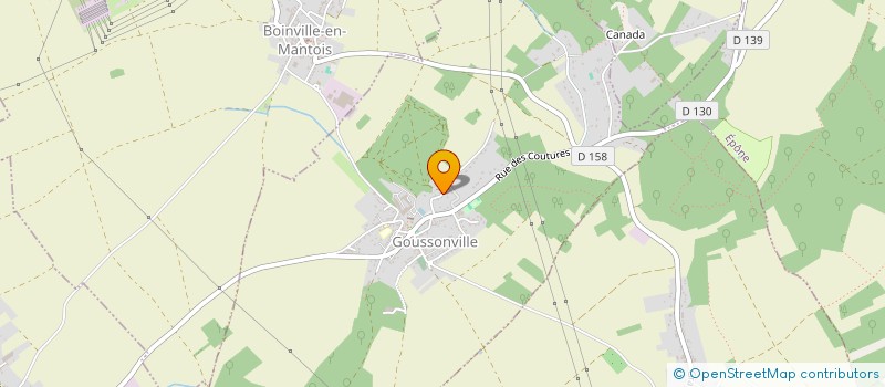 localisation de l'entreprise C.D. BAT  GOUSSONVILLE