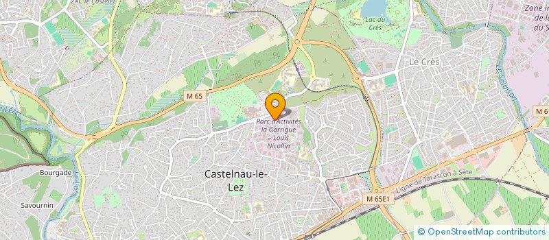 localisation de l'entreprise C.D.C.  CASTELNAU-LE-LEZ