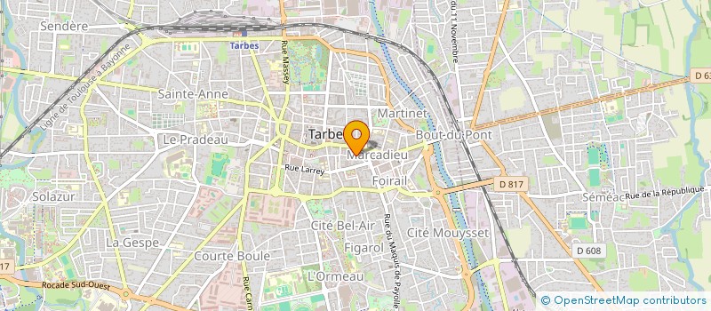 localisation de l'entreprise C.D.C. à TARBES