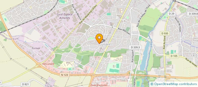 localisation de l'entreprise C.D.C à LUISANT