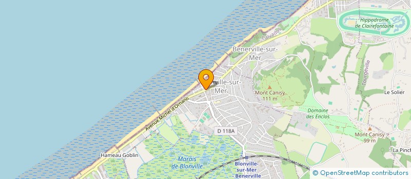 localisation de l'entreprise C.D.C PATRIMOINE à BLONVILLE-SUR-MER