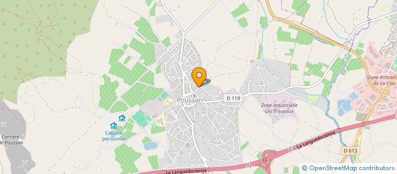 localisation de l'entreprise C.D.C. REALISATIONS à POUSSAN