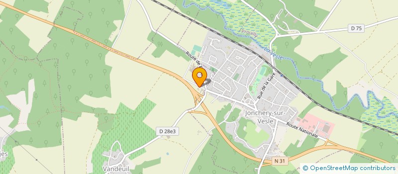 localisation de l'entreprise C.D. CHAMPAGNISATION à VANDEUIL