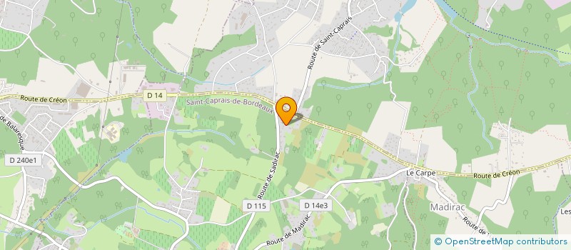 localisation de l'entreprise C D CONSTRUCTION à CAMBES
